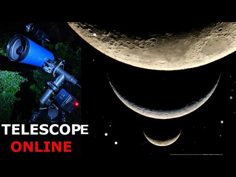 ONLINE Telescope! Moon 🌙 Стрим Через Телескоп