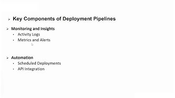 9.7 Introduction to Power BI Deployment Pipelines