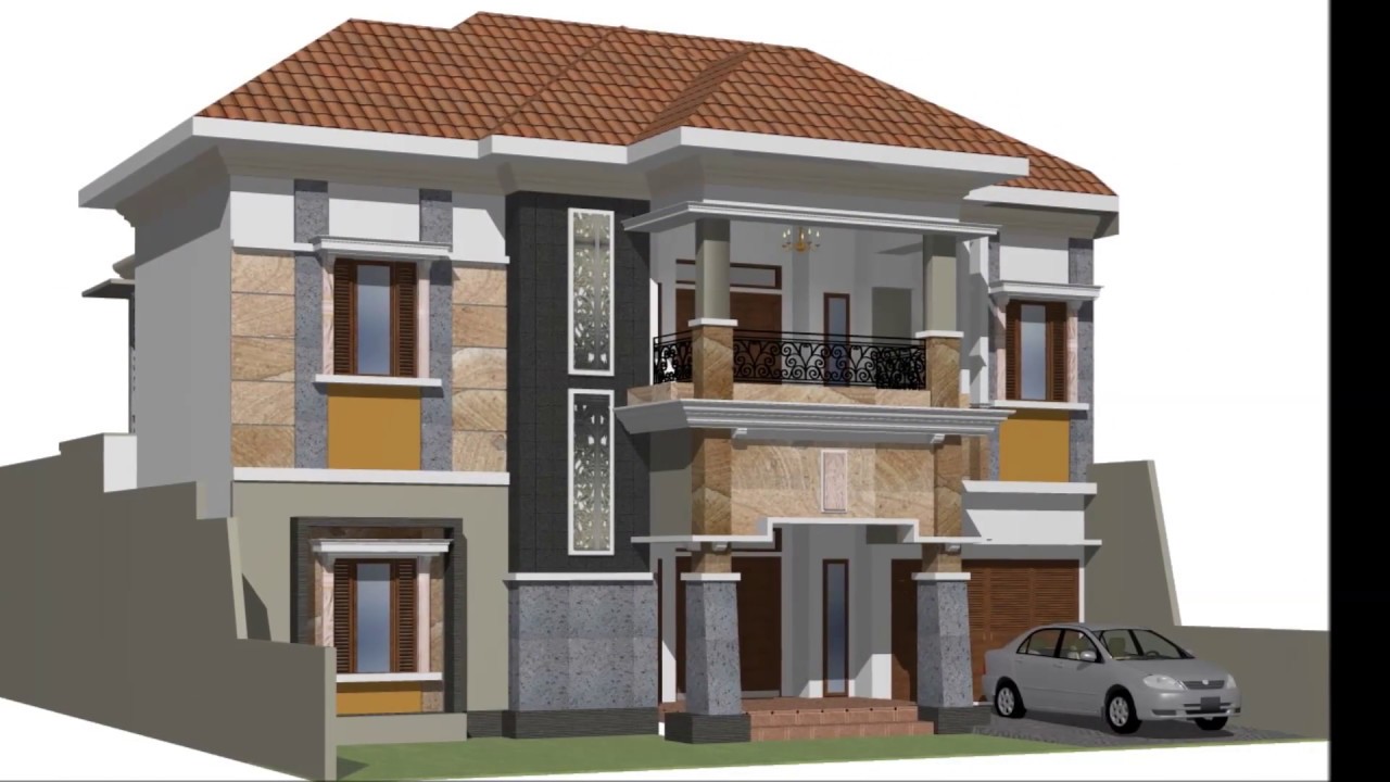 Denah Rumah Minimalis 2 Lantai Type 300 Desain Rumah Minimalis