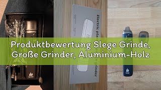 Produktbewertung Slege Grinde, Große Grinder, Aluminium-Holzgrinder,Große Gewürzmühle,Metall Mühle m