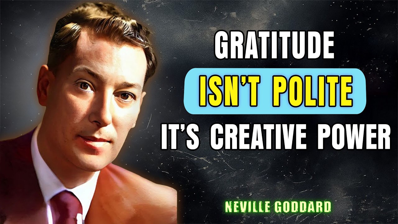 Gratitude Isn’t Polite — It’s Creative Power | Neville Goddard