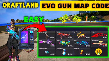 HOW TO MAKE EVO GUN CRAFTLAND MAP CODE | 💯 #9