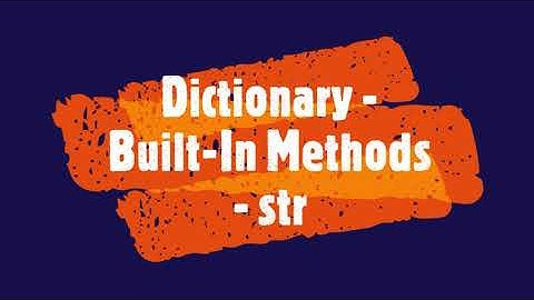PYTHON - Dictionary - Built-In Methods - str #viral#viralvideo #viralvideos #dictionaries