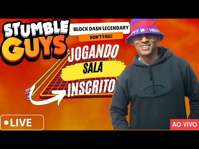 🟢 STUMBLE GUYS AO VIVO ‹ BobJow › #30k 