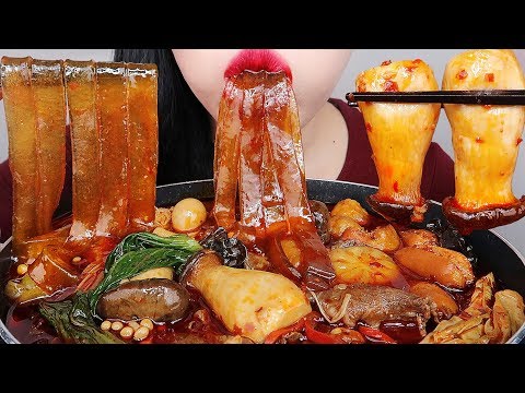 asmr-chines-spicy-hot-pot-mukbang-*malatang-recipe*-no-talking-eating-sounds