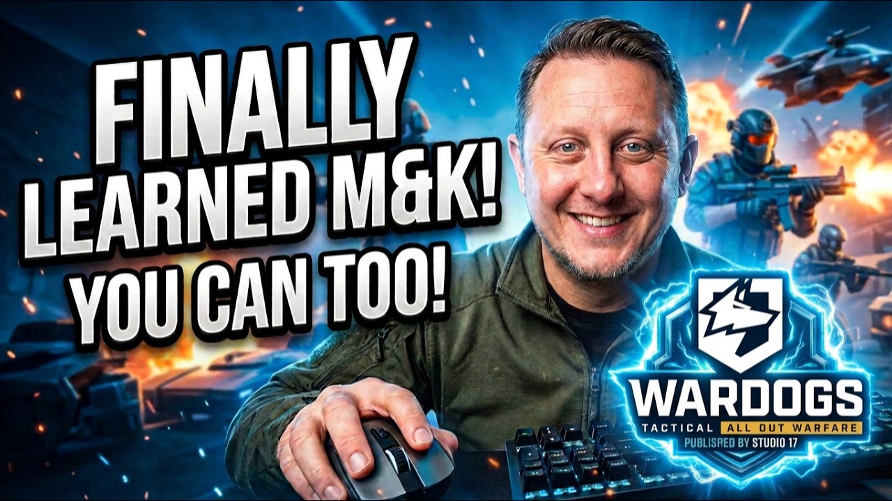 I'm 44 and Learned to PLAY Mouse and Keyboard Games like WarDogs You Can Too!