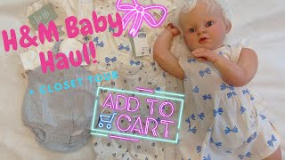 H&M Baby Haul + Arianna change and chat #reborntoddler