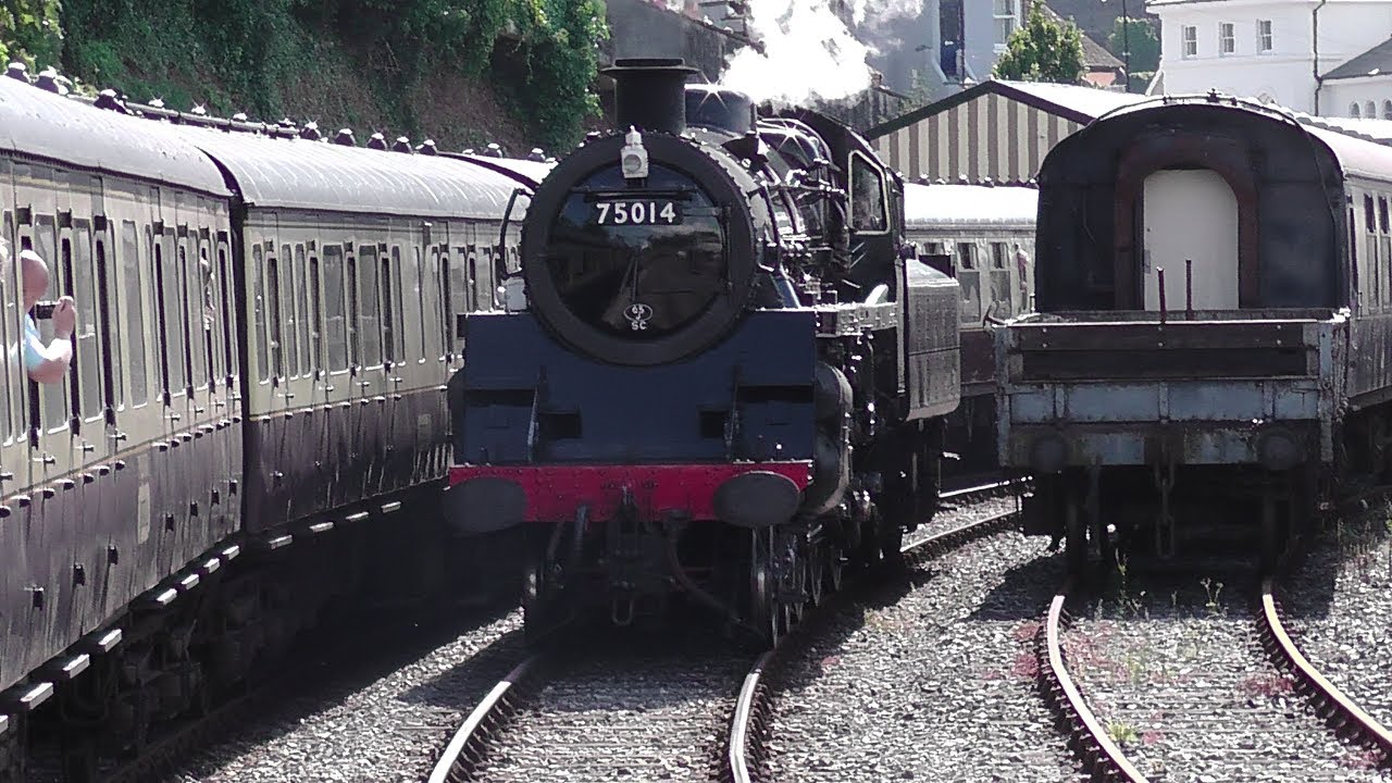 A Ride Behind BR Standard 4MT 75014 'Braveheart' on the Dartmouth Steam Railway - 15/08/2017 - YouTube