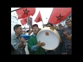 Coupe du monde 1998 les supporters marocains avant le match contre la norvge