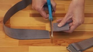 How to Trim the Webbing on Your Klik Belt