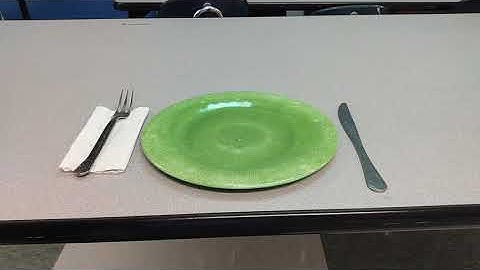 Setting the Table: Video Model