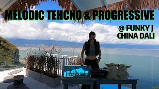 FUNKY J - MELODIC TEHCNO & PROGRESSIVE LIVE SET IN CHINA DALI CITY
