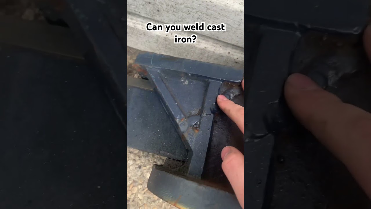 Welding cast iron