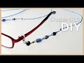 【Glasses chain】簡単 おしゃれなメガネストラップ