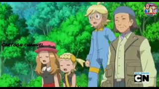 Serena is  to be seen running towards Ash, worried if he is hurt.