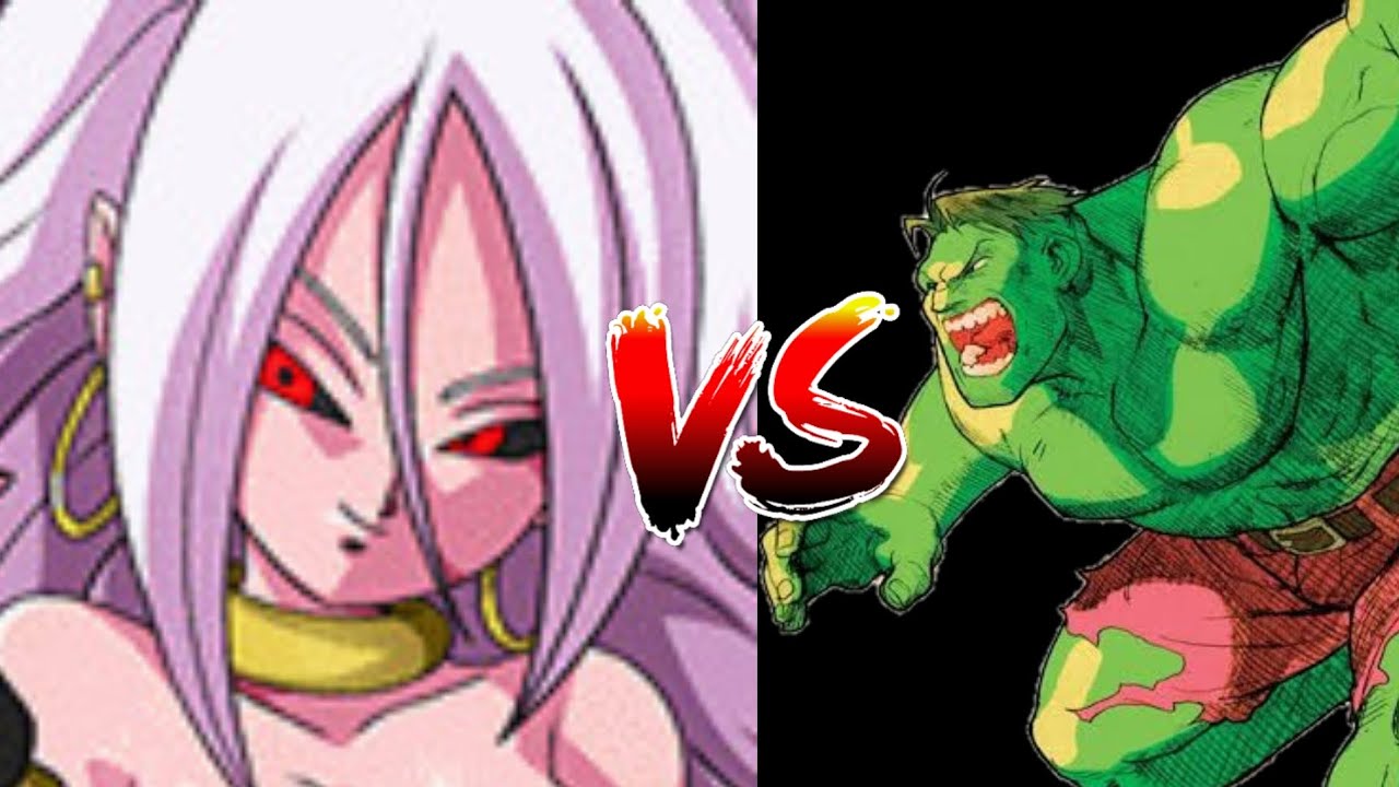 Hulk (by Acey-Kong) vs Android 21 en mugen chars (pedido)