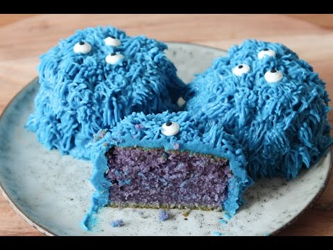How To Make Monster Cakes (Halloween Recipe) - By One Kitchen Episode 293