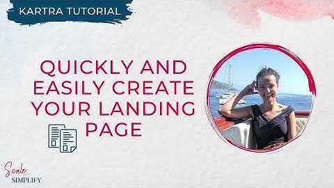 The Easy Way To Create A Landing Page Using Kartra | How to Set Up An Opt-In Page | Kartra Tutorial