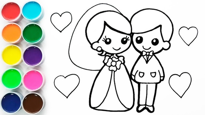 Como Dibujar y Colorear Novia y Novio de Boda - Paginas Para Colorear - Videos Para Niños /FunKeep - YouTube como-dibujar-y-colorear-novia-y-novio-de-boda-paginas-para-colorear-videos-para-ni-os-funkeep-youtube