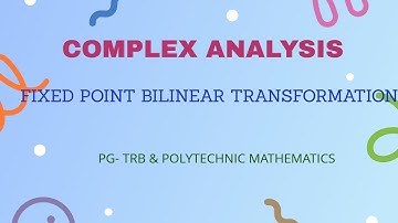 COMPLEX ANALYSIS - SUMS ON FIXED POINT TRANSFORMATION