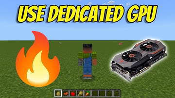 How To Use Dedicated GPU on Minecraft (Fix Minecraft Not Using Dedicated GPU AMD, Nvidia & Intel)