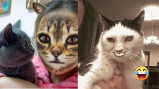 My pets saw my cat face & lost their minds! (This is Hilarious!) 😱😲