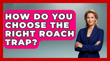 How Do You Choose The Right Roach Trap? - Insects and Invaders