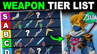 Ranking EVERY Weapon in Tears Of The Kingdom from WORST to BEST