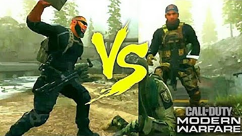 Lerch VS Gaz Who Has The Best Default Execution Takedown🤔? -  Modern Warfare Execution
