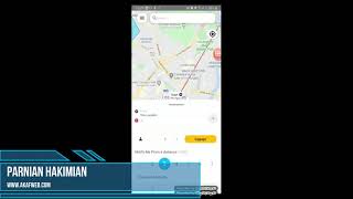 Shared Taxi online application screenshot 1