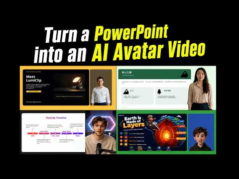 How to Turn a PowerPoint into an AI Avatar Video | FlexClip Tutorial (Step-by-Step)