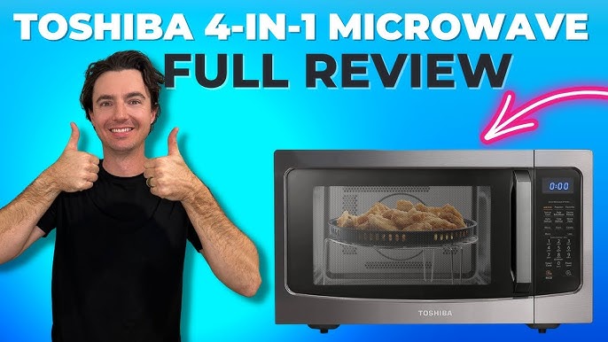  TOSHIBA 6-in-1 Inverter Microwave Oven Air Fryer Combo,  MASTER Series Countertop Microwave, Air Fryer, Broil, Convection, Speedy  Combi, Even Defrost, Sound On/Off 27 Auto Menu Stainless Steel