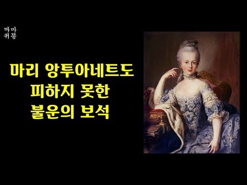 마리앙투아네트도 피하지 못한 저주 받은 보석 호프 다이아몬드