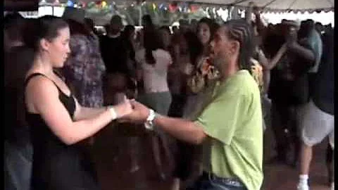 Zydeco dancing - Erin Brandt & AJ Gibbs at Gator b...