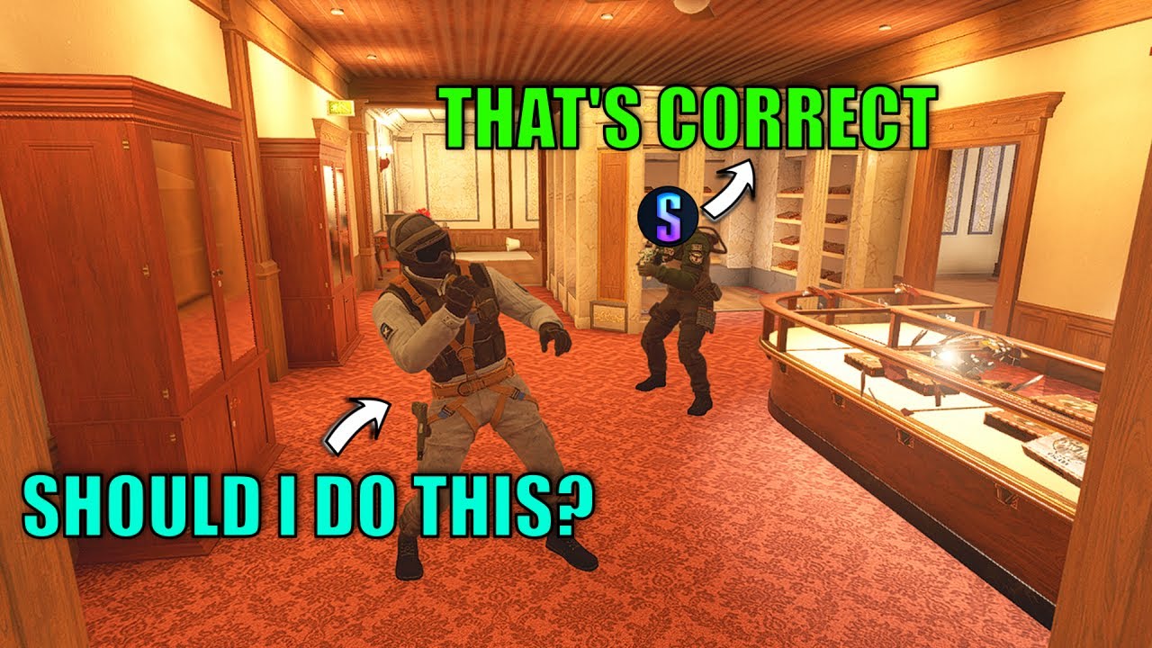 Coaching a New Player in Rainbow six siege - YouTube