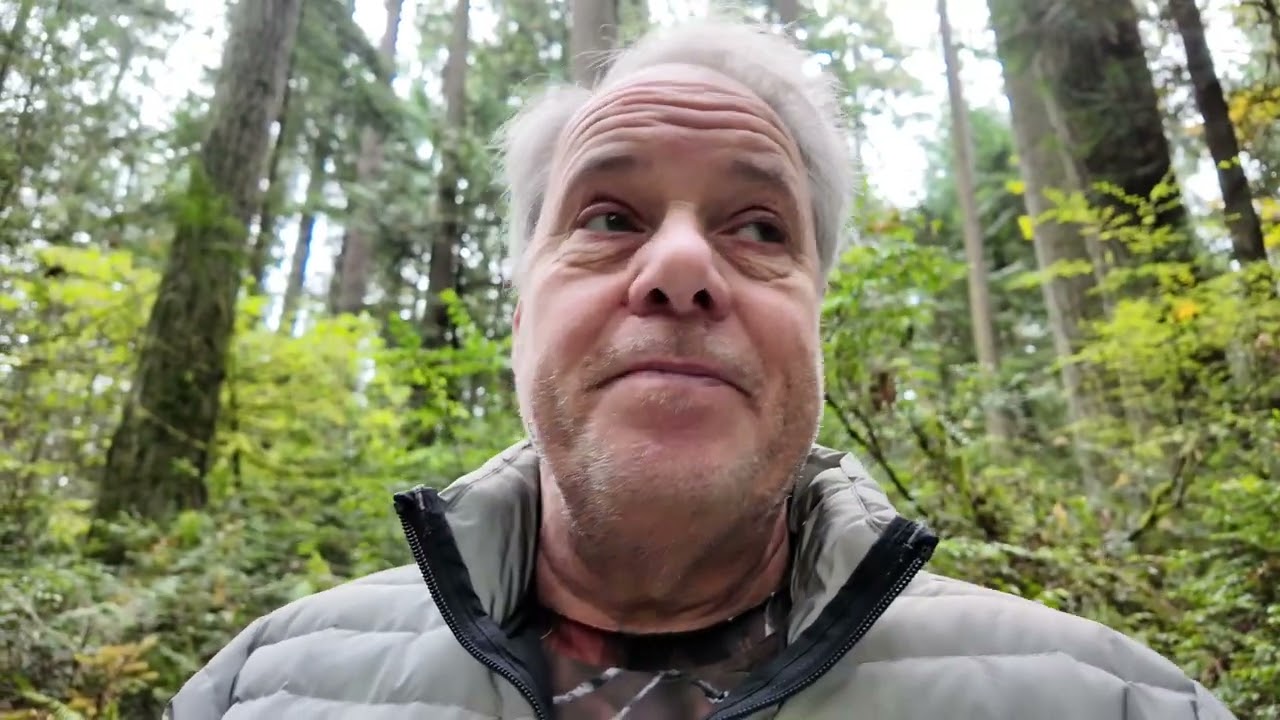 Dog walk in McCormick forest Park near Gig Harbor, WA