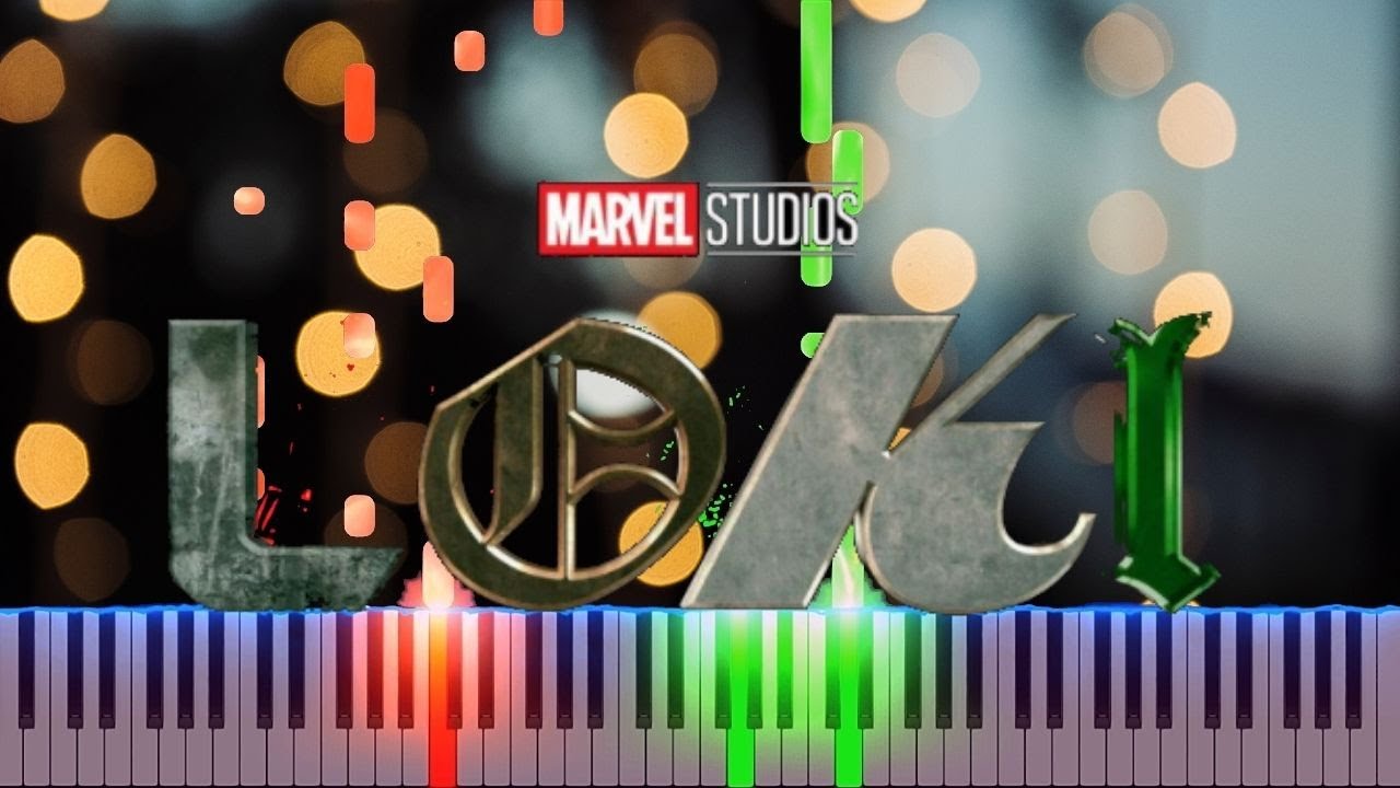 Loki Marvel Intro Piano Cover Midi tutorial Sheet app  Karaoke