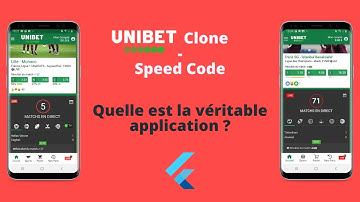 Speed Code Flutter - Unibet Clone Design UI - FR