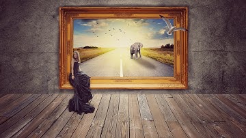 3D Pop our from frame photo Manipulation Editing in photoshop touch - Full HD