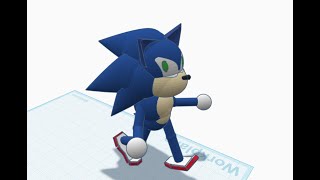 [TUTORIAL] First attempt on sonic - Tinkercad