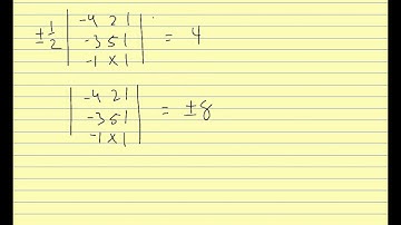 Pre Calc 2013 8.5 pt 2. Applications of Determinants