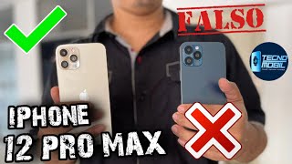 iphone 12 PRO MAX  FALSO VS ORIGINAL / como saber si mi iphone es VERDADEDO