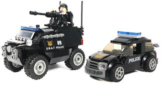 Build Lego Police Car - Sluban Police M38-B0809