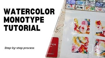 Watercolor Monotype: Materials, Techniques, Beautiful Results