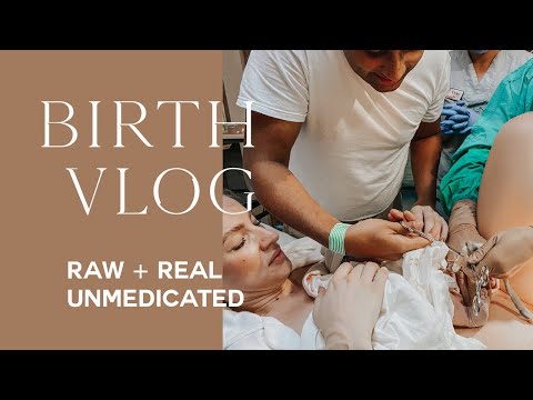 NO EPIDURAL LABOUR + DELIVERY BIRTH VLOG | RAW + REAL POSITIVE BIRTH | MON MODE