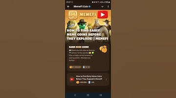 MEMEFI youtube video code how to find warly meme coin #memefi #memefisecretcode #airdrop #listing