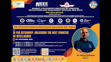 200th National Webinar on "AI for Autonomy: Unlocking the next frontier of Intelligence"