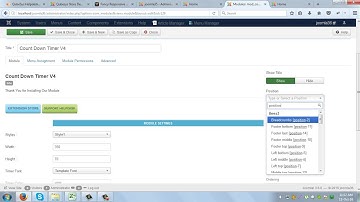 Count Down Timer V4 Joomla Module