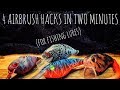 4 airbrush hacks in two minutes for fishing lures
