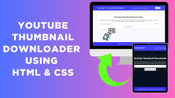 📥 YouTube Thumbnail Downloader | HTML, CSS & PHP Project with Source Code 🚀